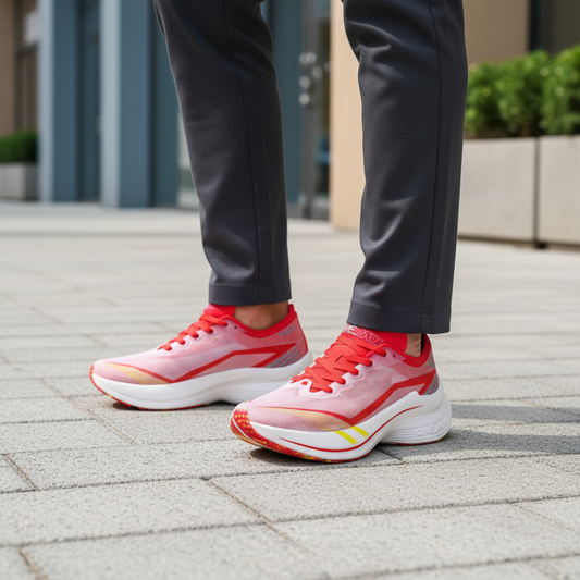 Running Shoes with Carbon Plate for Marathon with Stable Support