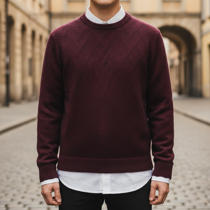 Men's Diamond Pattern Sweater