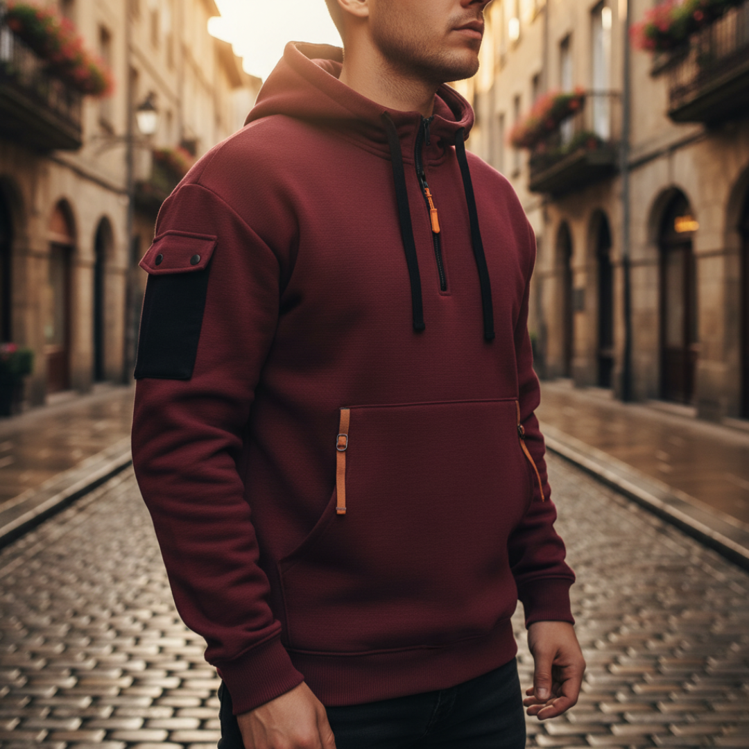 Men's Zip-Up Hoodie
