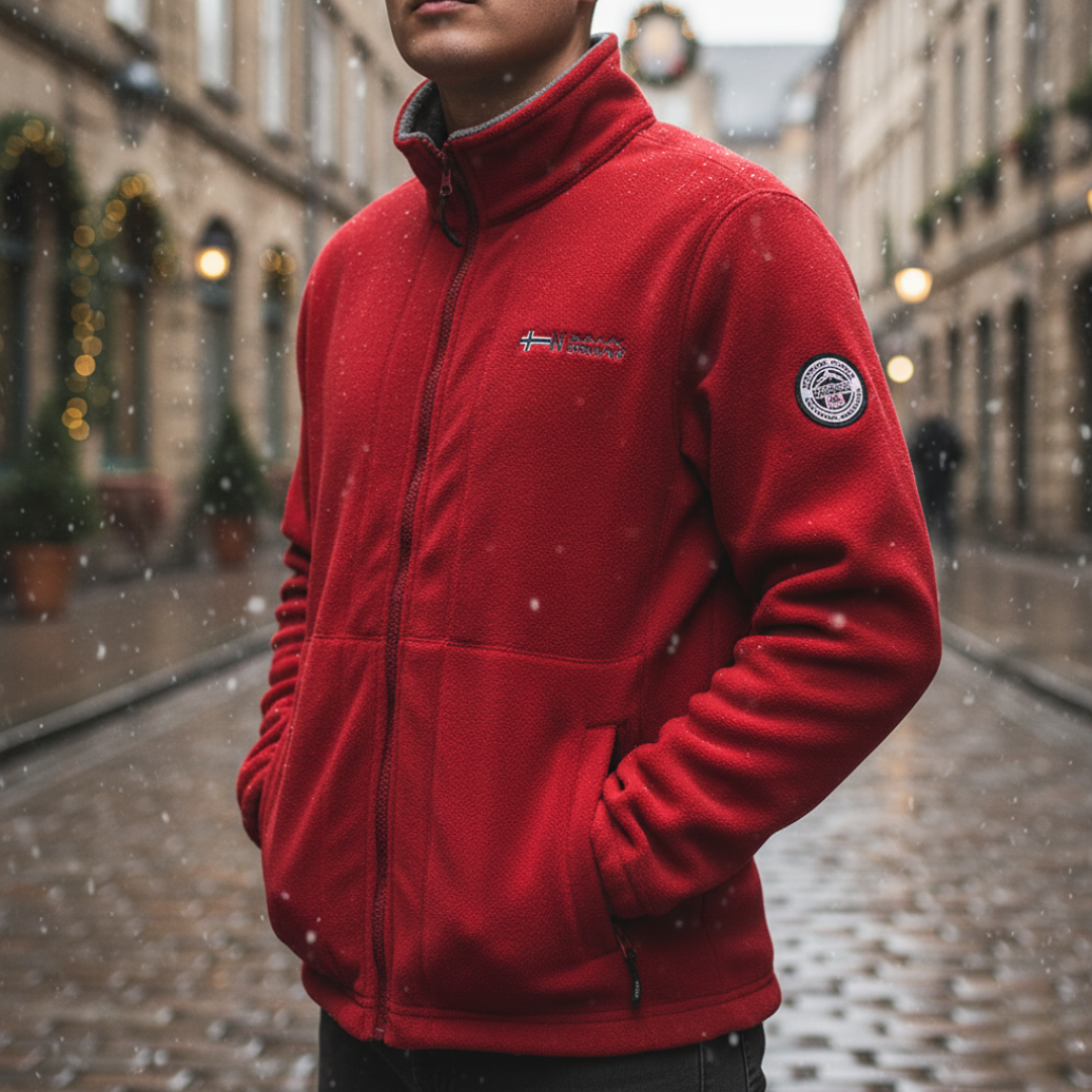 Men's Fleece Jacket with Winter Zip