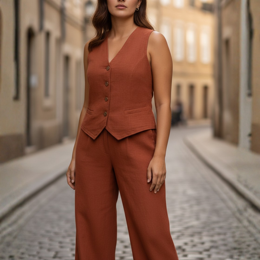 Women's Suit with Vest and Pants