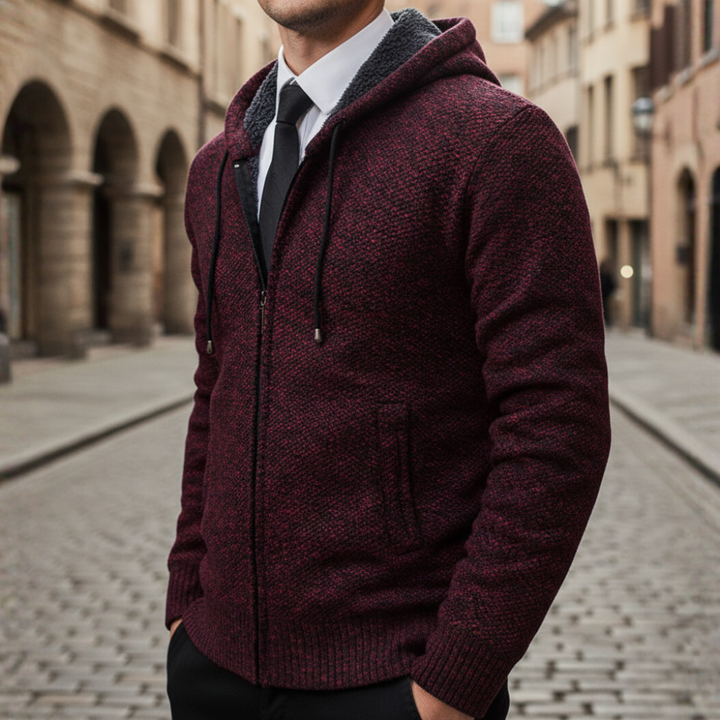 Men's Zip Sweater in Soft Material