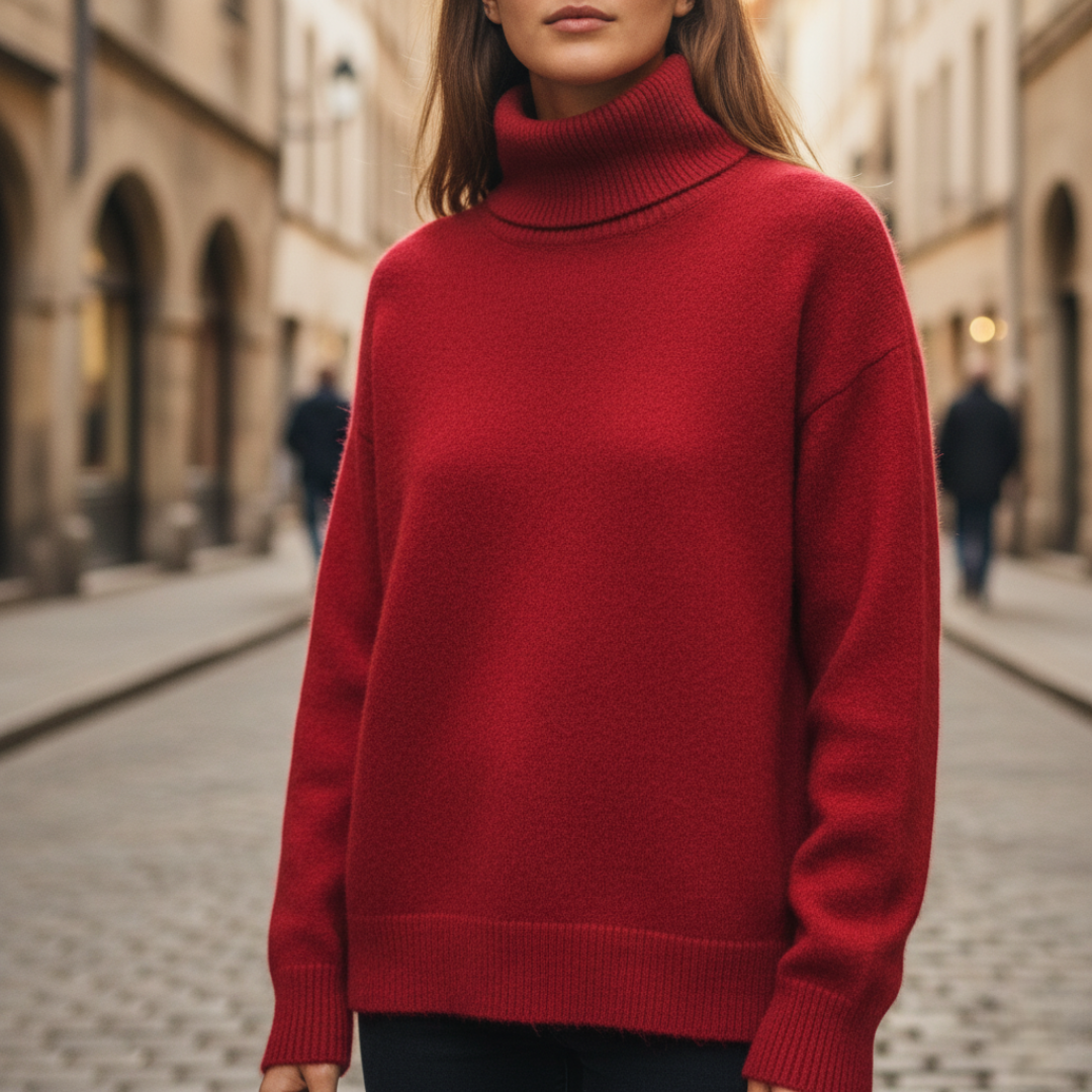 Women's Comfortable High Neck Sweater
