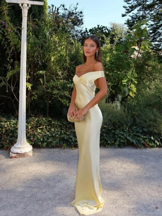 Women's Luxurious Satin Floral Dress | Elegant Sleeveless V-Neck Gown 1