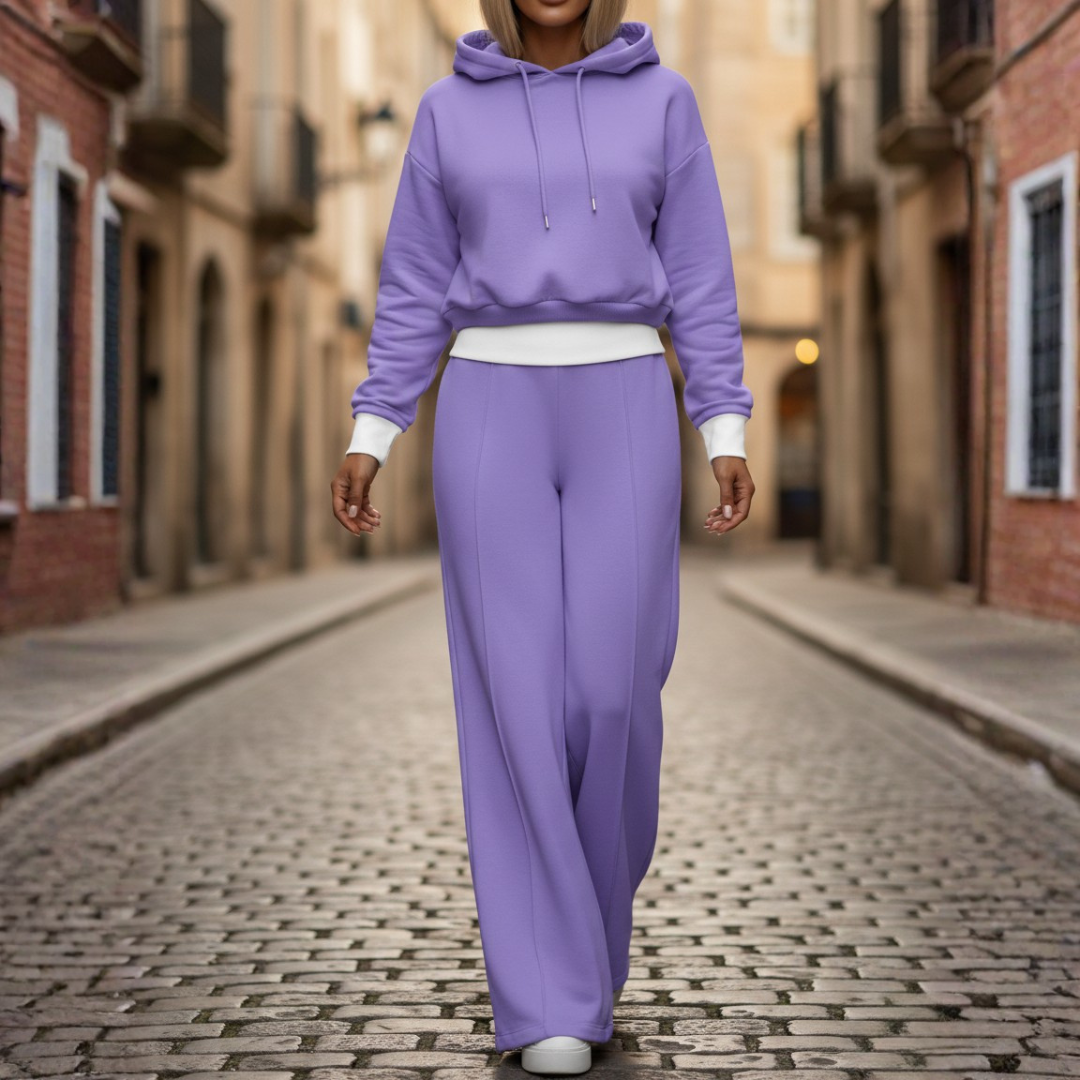 Complete Casual Women's Tracksuit with Hood