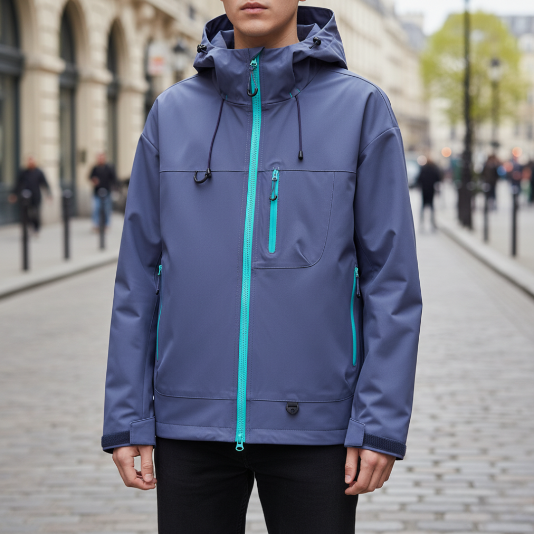 Unisex Outdoor Jacket in Technical Fabric