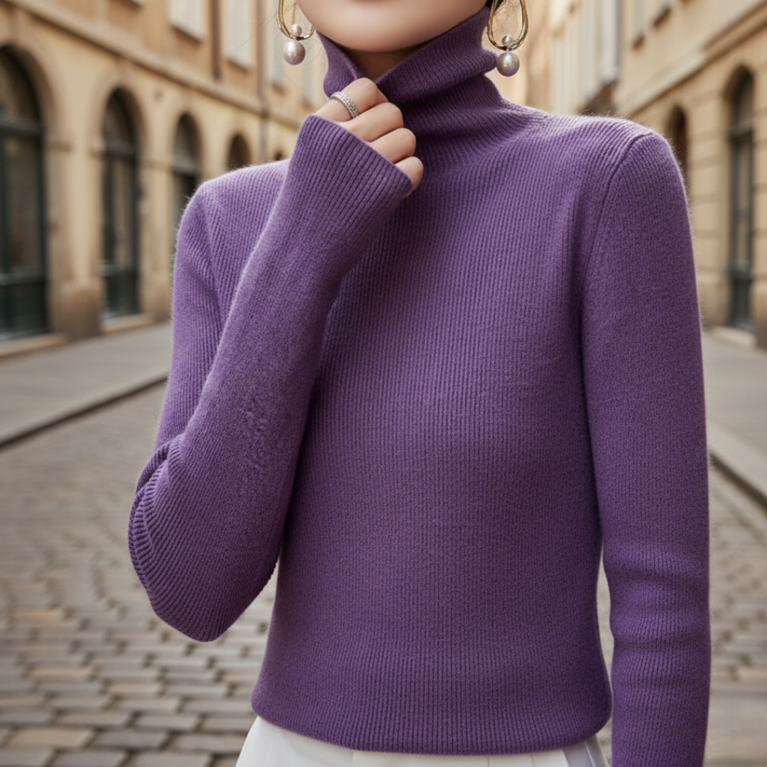 Women's Crew Neck Sweater in Soft Material