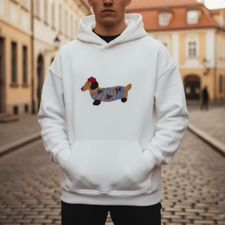 Felpa unisex con cucciolo
