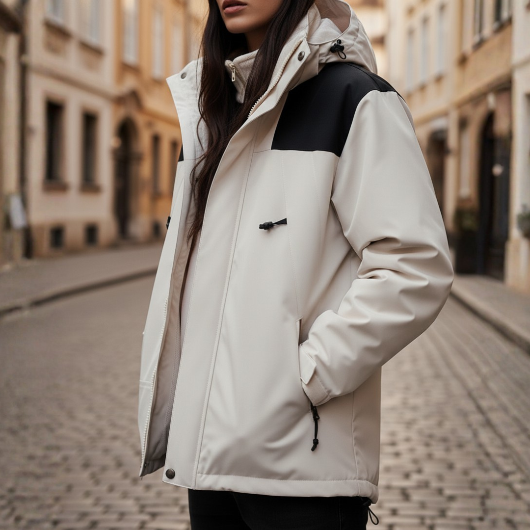 Women's Waterproof Jacket with Hood