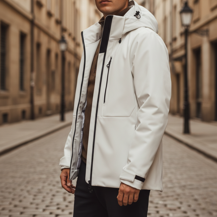 Men's Waterproof Jacket with Hood