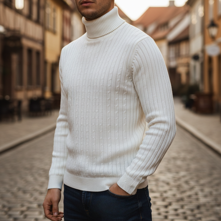 Men's High Neck Sweater