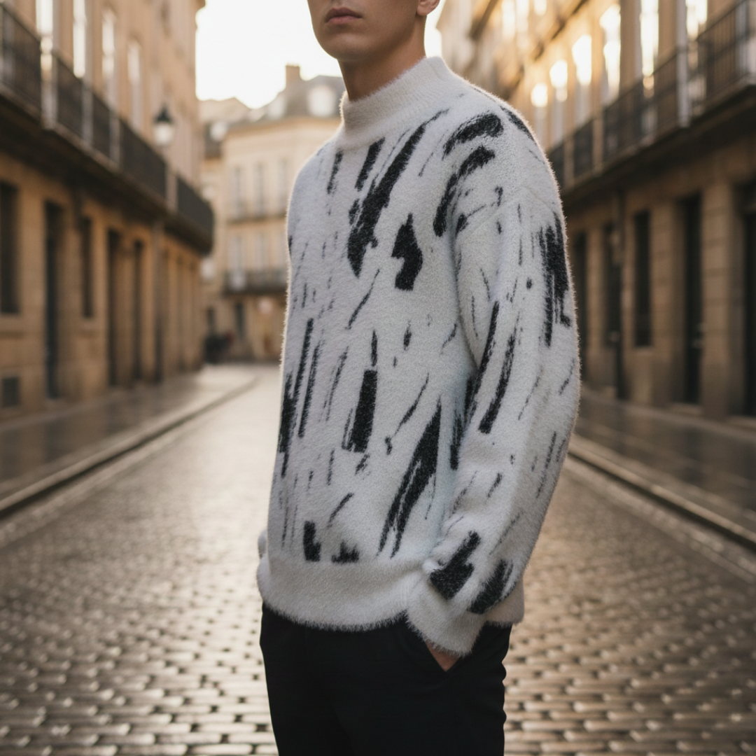 Men's High Neck Sweater