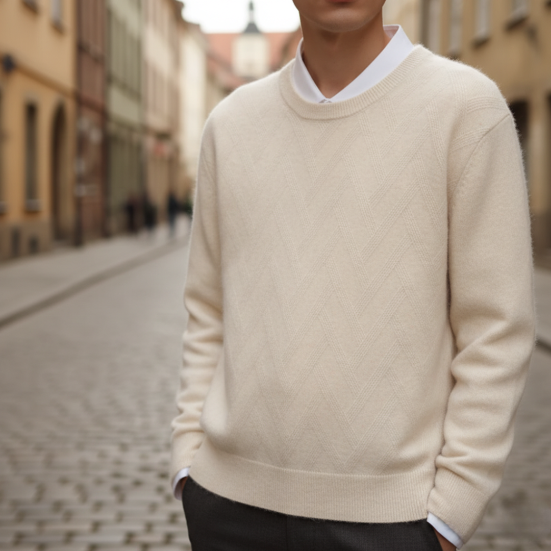 Men's Diamond Pattern Sweater