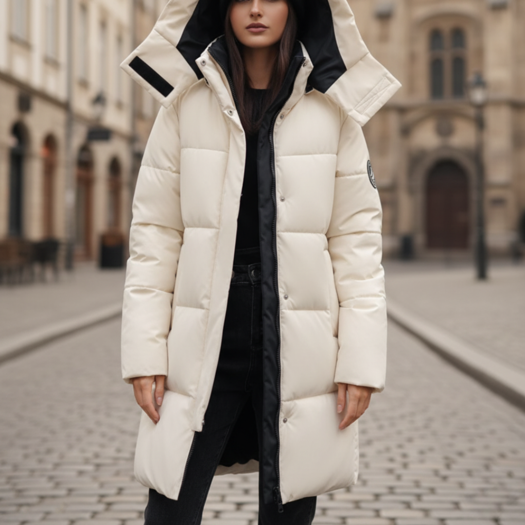 Women's Padded Parka with Hood
