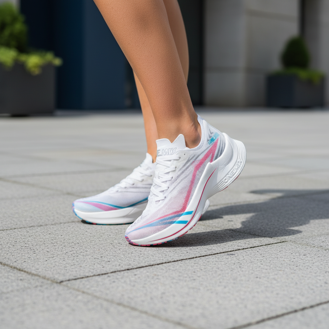 Running Shoes with Carbon Plate for Marathon with Stable Support