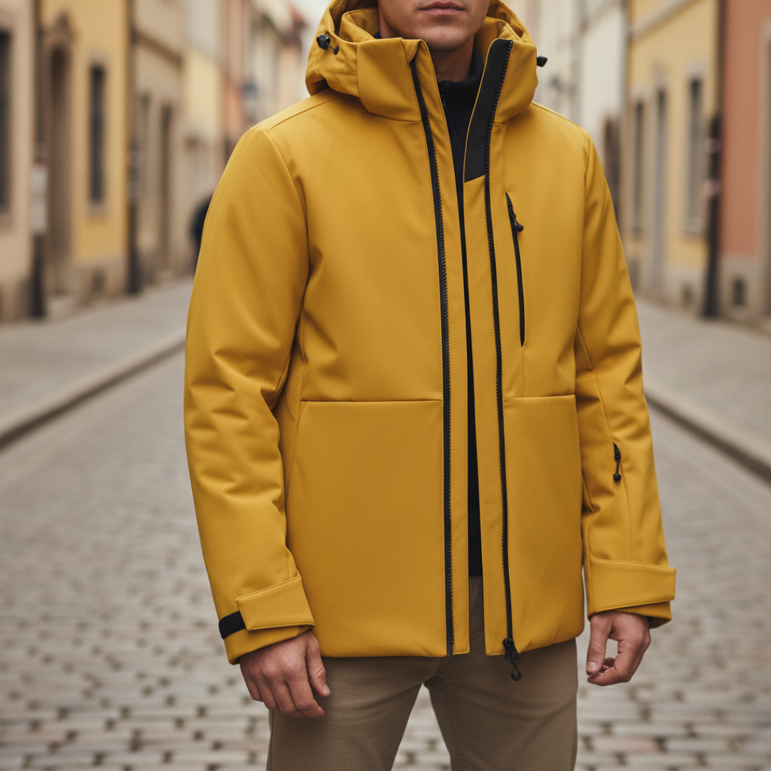 Men's Waterproof Jacket with Hood